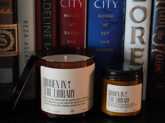 Hidden In The Library Candle